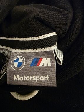 BMW M Motorsport Black Hoodie Tag